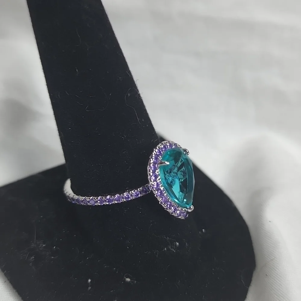 AQUAMARINE RING - Picture 2 of 4
